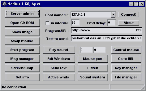 The netbus 1.6 client.